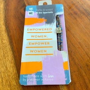 Rafiki wrap bracelet, pastels NWT